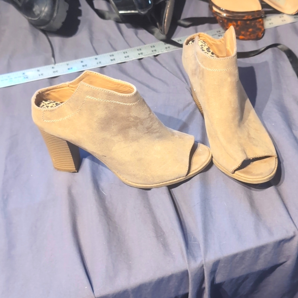 Open Toe Booties